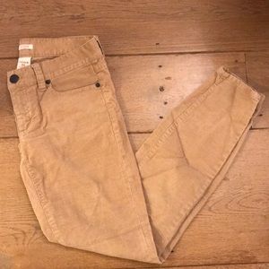 Jcrew Women’s Toothpick Corduroy Pants.